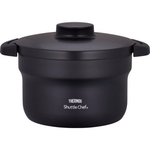 써모스 Thermos THERMOS Vacuum Warm Cooker Shuttle Chef KBJ-3000 BK (Black)【Japan Domestic genuine products】