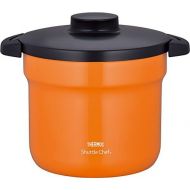 Thermos THERMOS Vacuum Warm Cooker Shuttle Chef KBJ-4500 OR (Orange)【Japan Domestic genuine products】