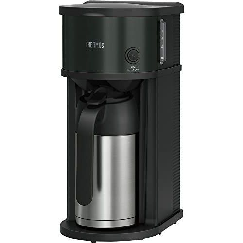 써모스 Thermos THERMOS vacuum insulation pot coffee maker 0.7L ECF-701 BK (Black)(Japan Import-No Warranty)　AC100