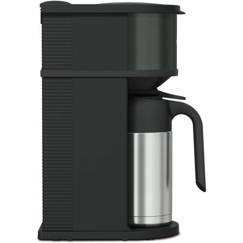 써모스 Thermos THERMOS vacuum insulation pot coffee maker 0.7L ECF-701 BK (Black)(Japan Import-No Warranty)　AC100