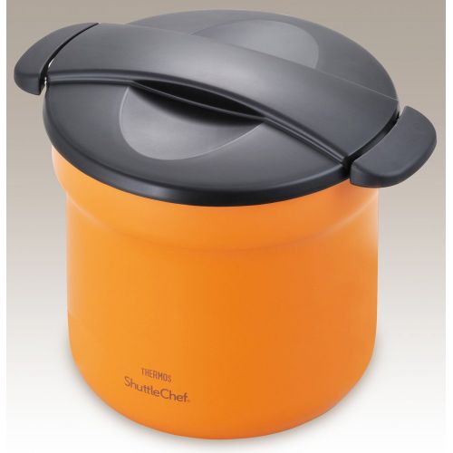 써모스 Thermos Vacuum Insulation Cooker Shuttle Chef 4.3l Apricot Kbf-4500