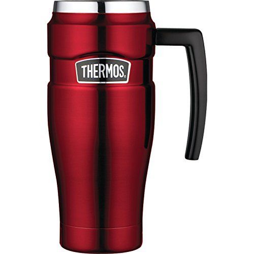 써모스 Thermos Stainless King 16oz Travel Mug wHandle & 18oz Stainless Steel Hydration Bottle