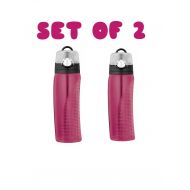 Set of 2 Thermos Nissan Intak Hydration Bottle with Meter (Pink, 24 oz)