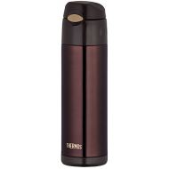 Thermos THERMOS vacuum insulation straw bottle 0.5L Brown FFI-500 BW