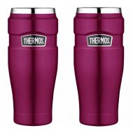 Thermos Stainless King Vacuum Insulated 16oz Travel Tumbler Pink - 2PK