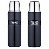 Thermos Vacuum Insulated 16 Oz Stainless King Drink Bottle (Midnight Blue) 2PK