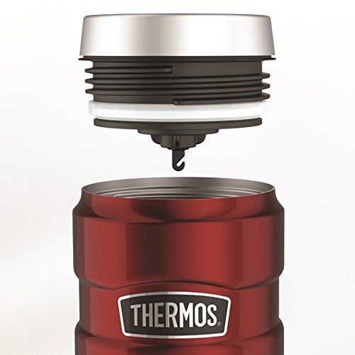 써모스 Thermos Stainless King Vacuum Insulated 16oz Travel Tumbler Red - 2PK