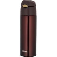Thermos vacuum insulation straw bottle 0.55L Brown FHL-550 BW