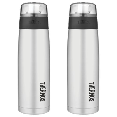 써모스 Thermos Vacuum Insulated Stainless Steel Hydration Bottle Pair, 24-Ounce