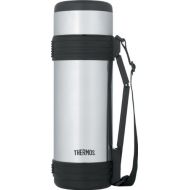 Thermos 34 Ounce Vacuum Insulated Stainless Steel Beverage Bottle with Folding Handle