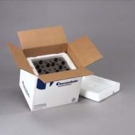 Thermosafe ThermoSafe 480-413 EPS Vial Shipper with Corrugated Carton, Holds 12x 40ml Vials, 11 L x 9 W x 10 H (Case of 8)