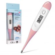 Thermyth Digital Oral Thermometer for Rectal Armpit Underarm for Baby, Kids Adult Medical-Thermometer for Fever (Pink)
