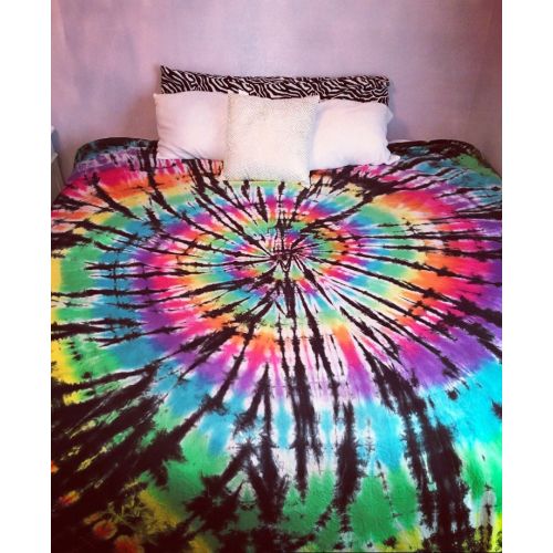  Thetiedyehippie Tie Dye Duvet Cover - Twin, Full, Queen and King - Handmade - Michigan made - Hippie - 100% Egyptian Cotton