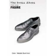 Thevoguehkcom ms1004-06 Metallic Burnt Iron Dress Shoes (Plastic) for 16 Figure Enterbay Hot Toys TTL