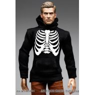 Thevoguehkcom mcc1034 The Vogue Smart Fit Hoodie (Skeletons Printed) for 16 Figure Enterbay Hot Toys TTL