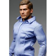 Thevoguehkcom mc0342 Blue Stripe Shirt (Slim Fit) for 16 Figure Enterbay Hot Toys TTL