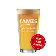 Theweddingpartystore Personalized Pint Glass, Engraved Beer Glasses, Custom Beer Glass, Monogram Beer Glass, Etched Beer Glasses, Personalized Pint Glasses,