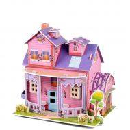 ThinIce Dollhouse 3D Puzzle DIY Kit Toys Cartoon House Kids Christmas Gifts Educational Toy Princess Castle