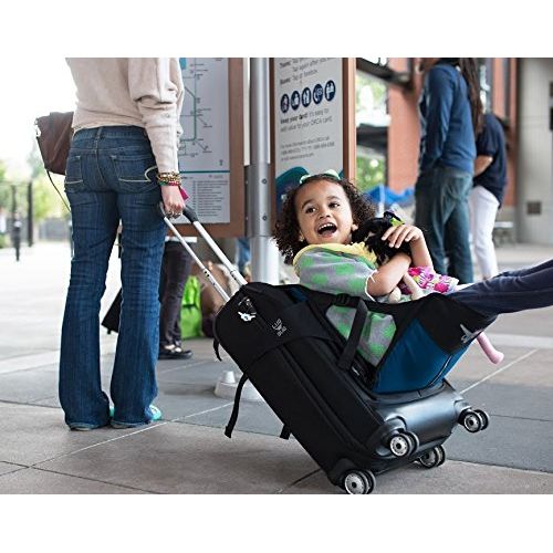  Think Lugabug Travel Seat, Child Carrier for Luggage (Black/Grey)