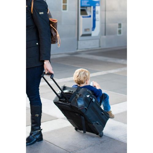  Think Lugabug Travel Seat, Child Carrier for Luggage (Black/Grey)