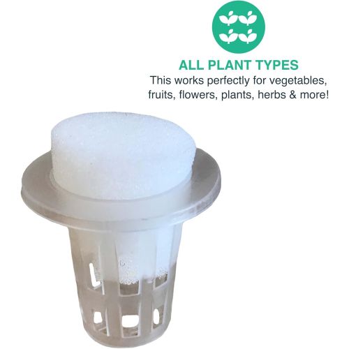  Think Crucial Replacement Clone Your Own Plant Cutting Kit  Replacement for AeroGarden - 7 Cloning Baskets & 21 Cloning Sponges  Fits All AeroGardens with Bubbler Aeration  Bulk
