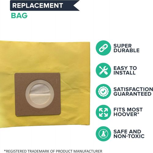  Think Crucial Replacements for Hoover HushTone Canister Vacuums Part # AH10243, Fits Models: CH54013, CH54015, CH54113 & CH54115 (20 PACK)