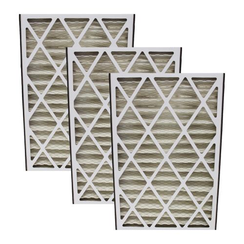  3 Replacements for Trion Air Bear 16x25x3 Pleated Furnace Air Filter Fits 255649-101 Pleated Furnace Air Filter, Merv 8, by Think Crucial