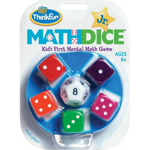  [아마존베스트]ThinkFun Math Dice Junior Game for Boys and Girls Age 6 and Up - Teachers Favorite and Toy of the Year Nominee