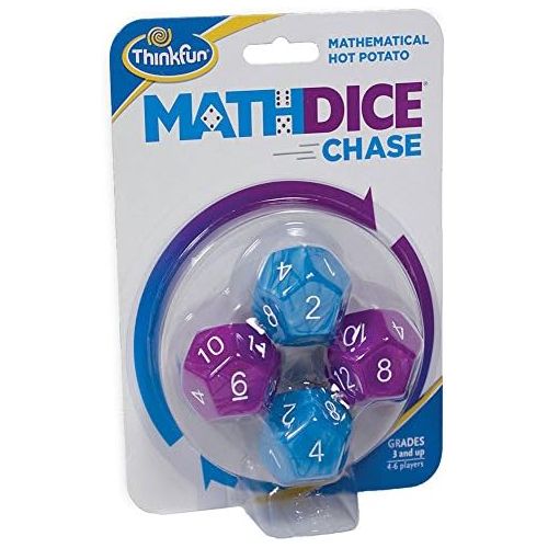  [아마존베스트]ThinkFun Math Dice Chase - The Fun Game of Mathematical Hot Potato, Invented by a Math Teacher
