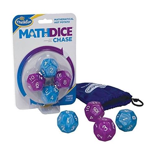  [아마존베스트]ThinkFun Math Dice Chase - The Fun Game of Mathematical Hot Potato, Invented by a Math Teacher