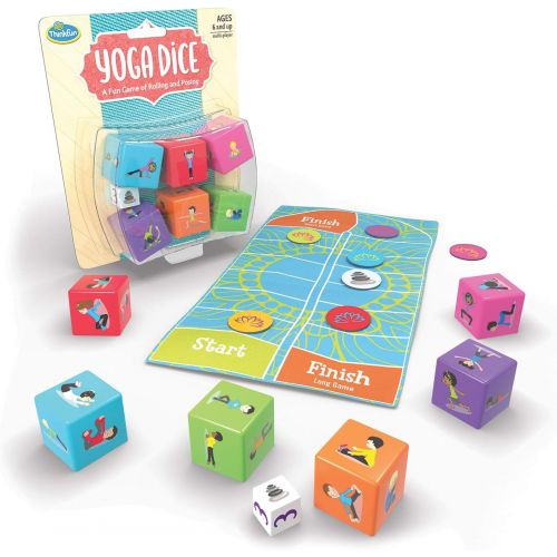  [아마존베스트]ThinkFun Yoga Dice Game for Boys and Girls Ages 6 and Up - Learn Yoga With a Game