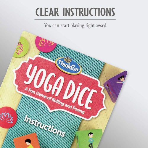  [아마존베스트]ThinkFun Yoga Dice Game for Boys and Girls Ages 6 and Up - Learn Yoga With a Game