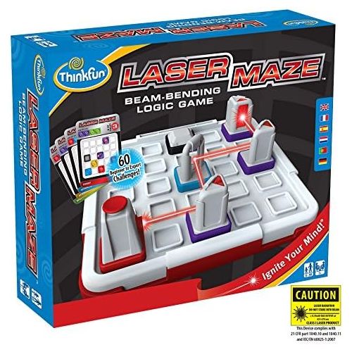  [아마존베스트]ThinkFun Laser Maze (Class 1) Logic Game and STEM Toy for Boys and Girls Age 8 and Up  Award Winning Game for Kids