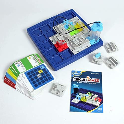  [아마존베스트]ThinkFun Circuit Maze Electric Current Logic Game and STEM Toy for Boys and Girls Age 8 and Up - Toy of the Year Finalist, Teaches Players about Circuitry through Fun Gameplay