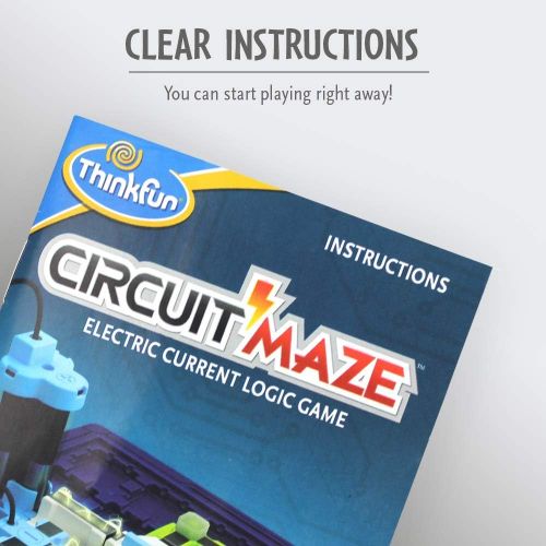  [아마존베스트]ThinkFun Circuit Maze Electric Current Logic Game and STEM Toy for Boys and Girls Age 8 and Up - Toy of the Year Finalist, Teaches Players about Circuitry through Fun Gameplay