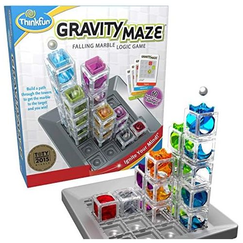  [아마존베스트]ThinkFun Gravity Maze Marble Run Logic Game and STEM Toy for Boys and Girls Age 8 and Up  Toy of the Year Award winner