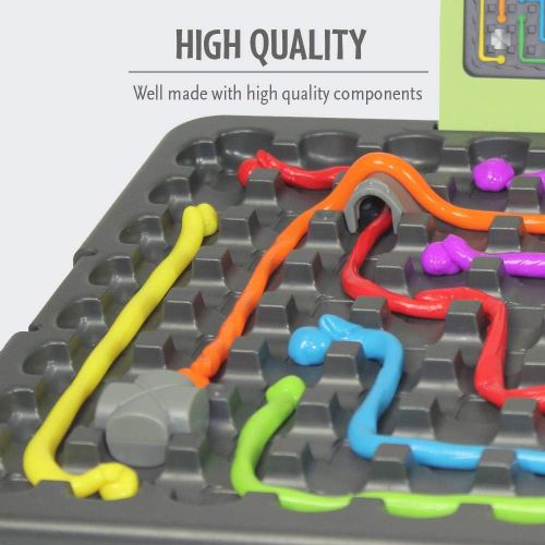  ThinkFun and Crazy Aarons Thinking Putty Puzzle and STEM Toy for Boys and Girls Ages 8 and Up - The Famous Thinking Putty in Logic Game Form