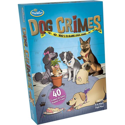  ThinkFun Dog Crimes Logic Game and Brainteaser for Boys and Girls Age 8 and Up & Rush Hour Traffic Jam Brain Game and STEM Toy for Boys and Girls Age 8 and Up