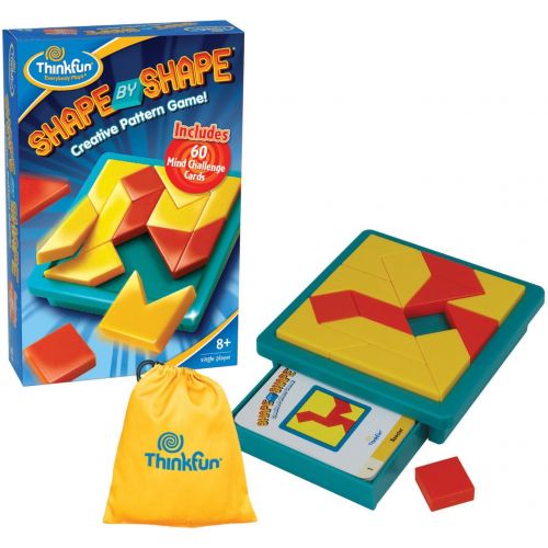  ThinkFun Shape by Shape Creative Pattern Logic Game for Age 8 to Adult & Rush Hour Traffic Jam Brain Game and STEM Toy for Boys and Girls Age 8 and Up ? Tons of Fun with Over 20 Aw