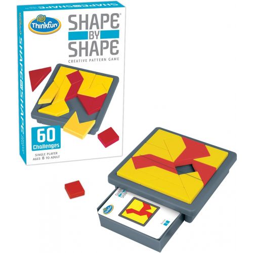  ThinkFun Shape by Shape Creative Pattern Logic Game for Age 8 to Adult & Rush Hour Traffic Jam Brain Game and STEM Toy for Boys and Girls Age 8 and Up ? Tons of Fun with Over 20 Aw