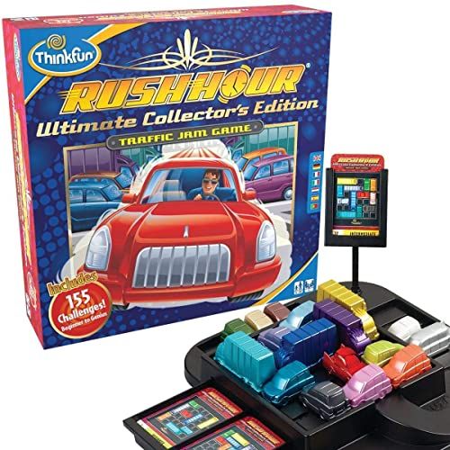  ThinkFun Rush Hour Ultimate Collector’s Edition ? Escape Gridlock in Style for Ages 8 and Up