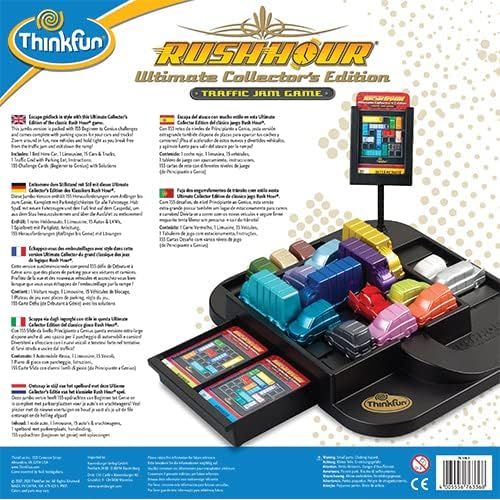  ThinkFun Rush Hour Ultimate Collector’s Edition ? Escape Gridlock in Style for Ages 8 and Up