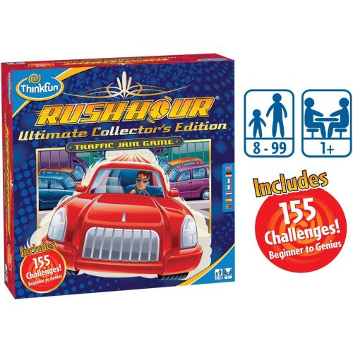  ThinkFun Rush Hour Ultimate Collector’s Edition ? Escape Gridlock in Style for Ages 8 and Up