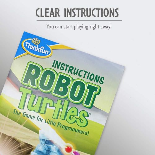  ThinkFun Robot Turtles STEM Toy and Coding Board Game for Preschoolers - Made Famous on Kickstarter, Teaches Programming Principles to Preschoolers