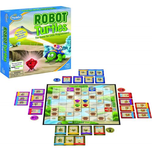  ThinkFun Robot Turtles STEM Toy and Coding Board Game for Preschoolers - Made Famous on Kickstarter, Teaches Programming Principles to Preschoolers