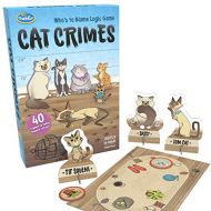 [아마존베스트]ThinkFun Cat Crimes Brain Game and Brainteaser for Boys and Girls Age 8 and Up - A Smart Game with a Fun Theme and Hilarious Artwork