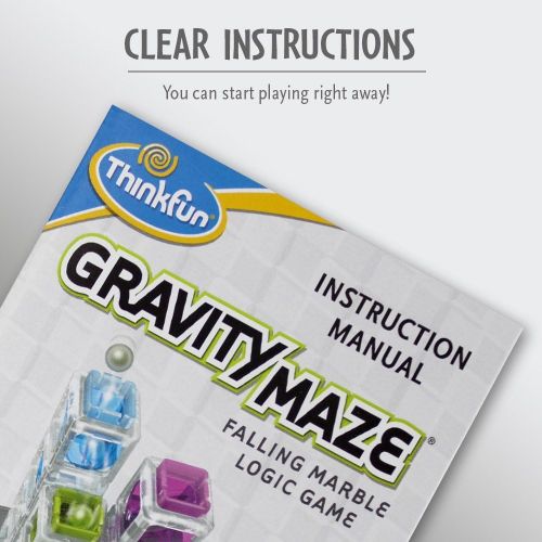  [아마존베스트]ThinkFun Gravity Maze Marble Run Brain Game and STEM Toy for Boys and Girls Age 8 and Up  Toy of the Year Award Winner