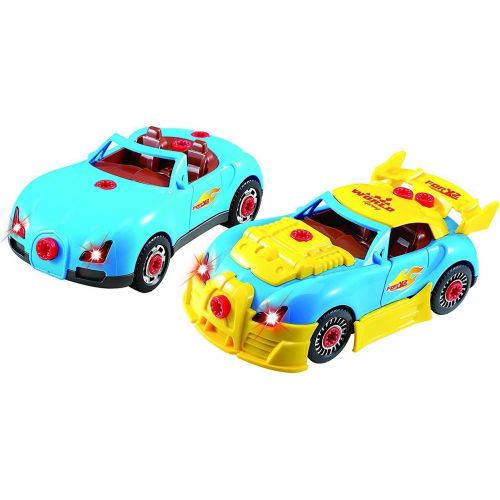  [아마존베스트]Think Gizmos Take Apart Toy Racing Car - Construction Toy Kit for Boys and Girls Aged 3 4 5 6 7 8 - Build Your Own Car Kit Updated Version 3 Exclusive to