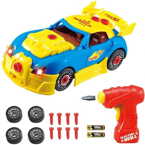  [아마존베스트]Think Gizmos Take Apart Toy Racing Car - Construction Toy Kit for Boys and Girls Aged 3 4 5 6 7 8 - Build Your Own Car Kit Updated Version 3 Exclusive to