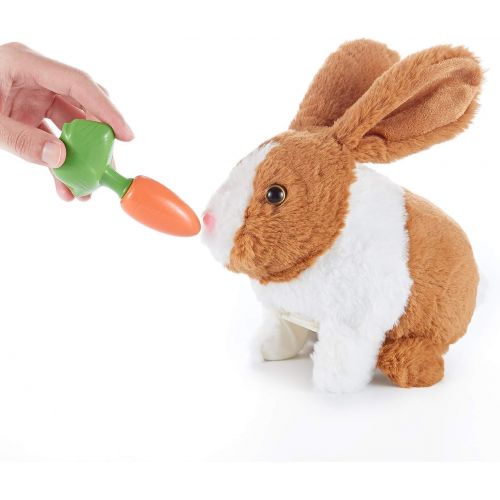  [아마존베스트]Think Gizmos Interactive Electronic Pet Rabbit Toy for Boys & Girls Aged 3 4 5 6 7 8  Electronic Pet Toy Rabbit with Sounds & Movement  Life Like Play Animal Toy  TG813